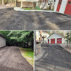 Driveway resurfacing.